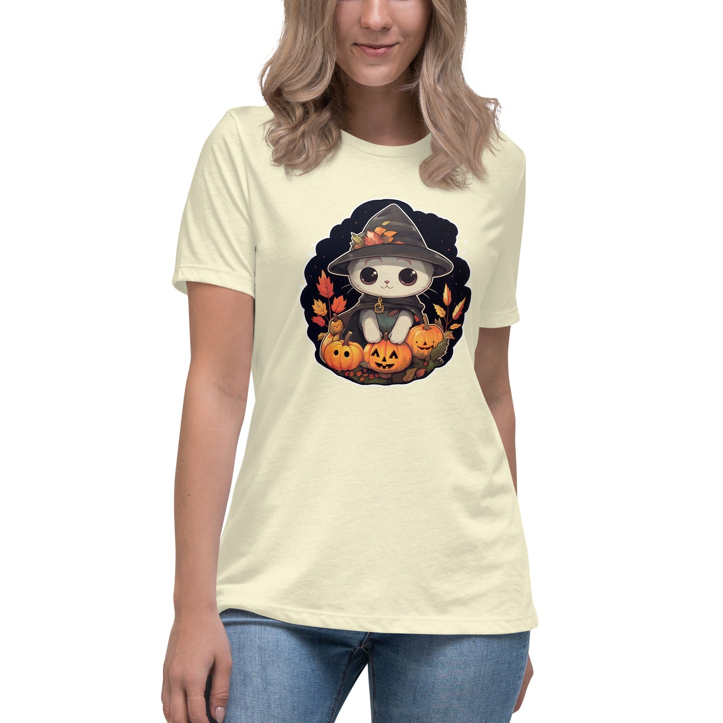 Halloween Kitten T-Shirt (Women's)