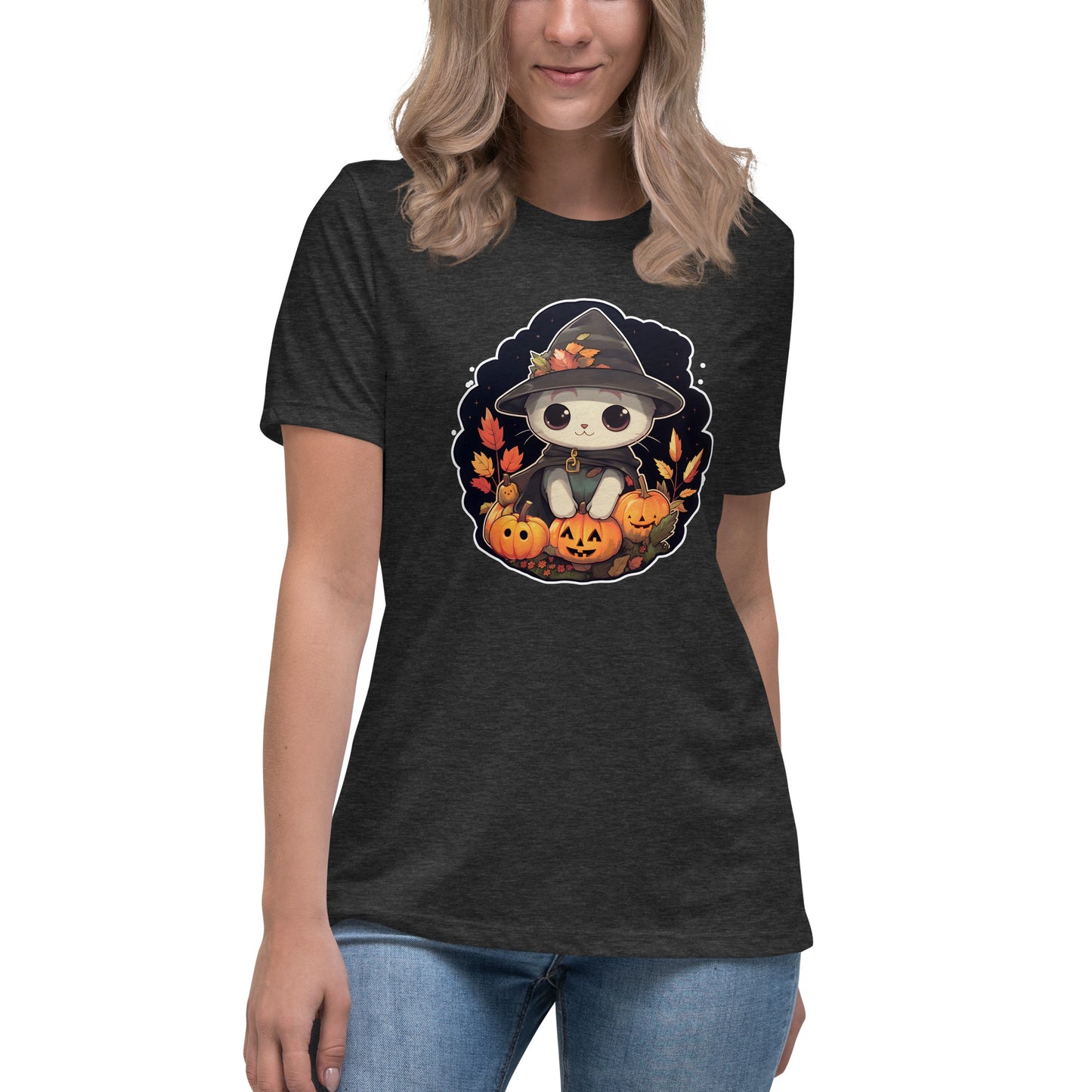 Halloween Kitten T-Shirt (Women's)