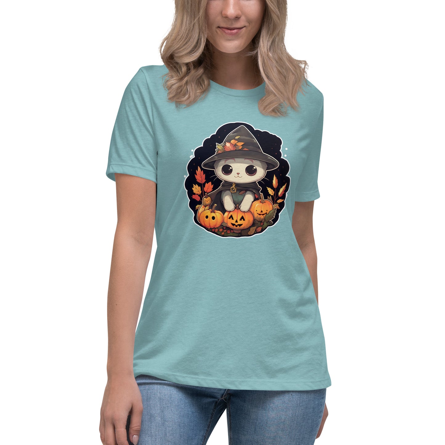 Halloween Kitten T-Shirt (Women's)