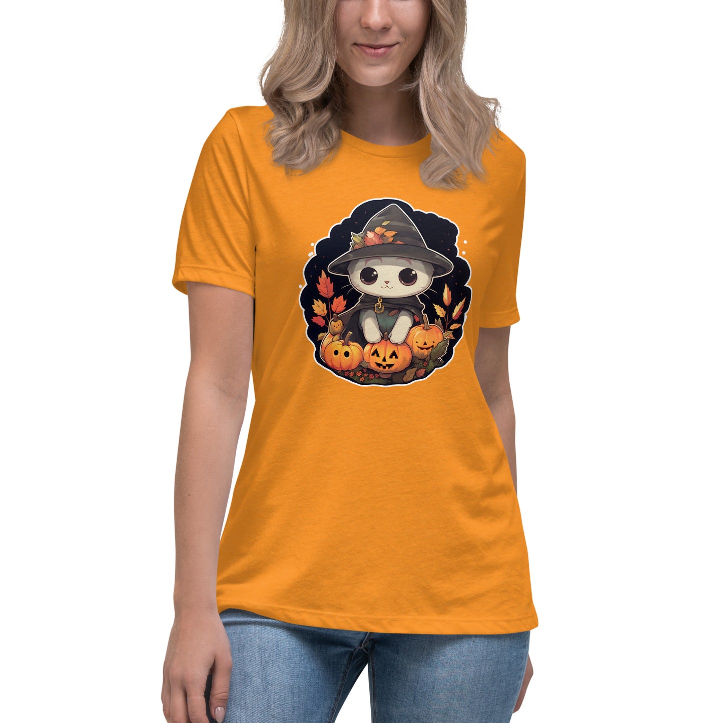 Halloween Kitten T-Shirt (Women's)