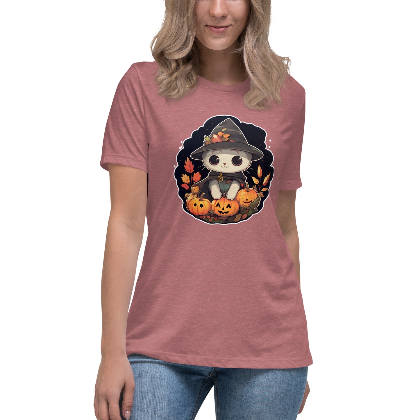 Halloween Kitten T-Shirt (Women's)