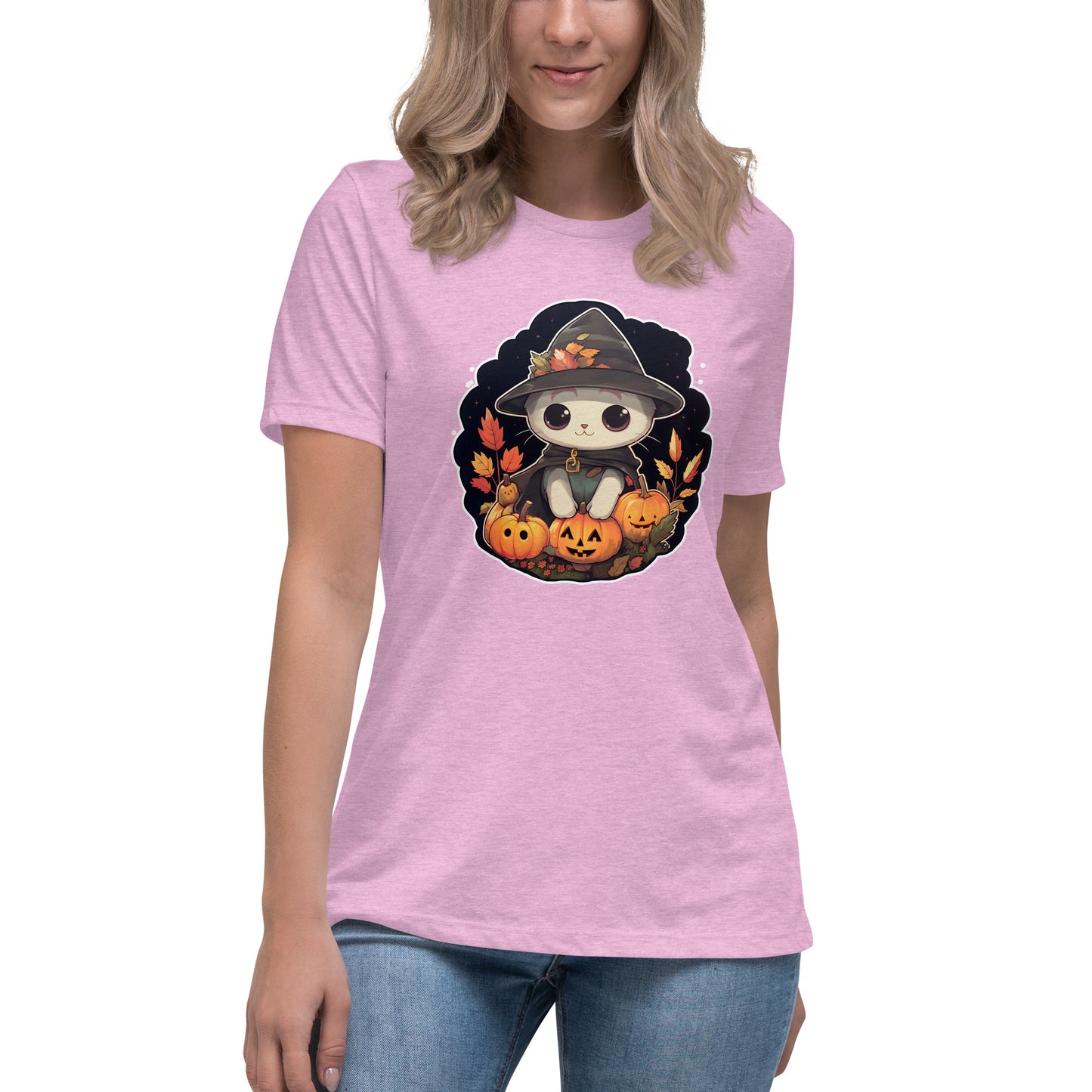 Halloween Kitten T-Shirt (Women's)