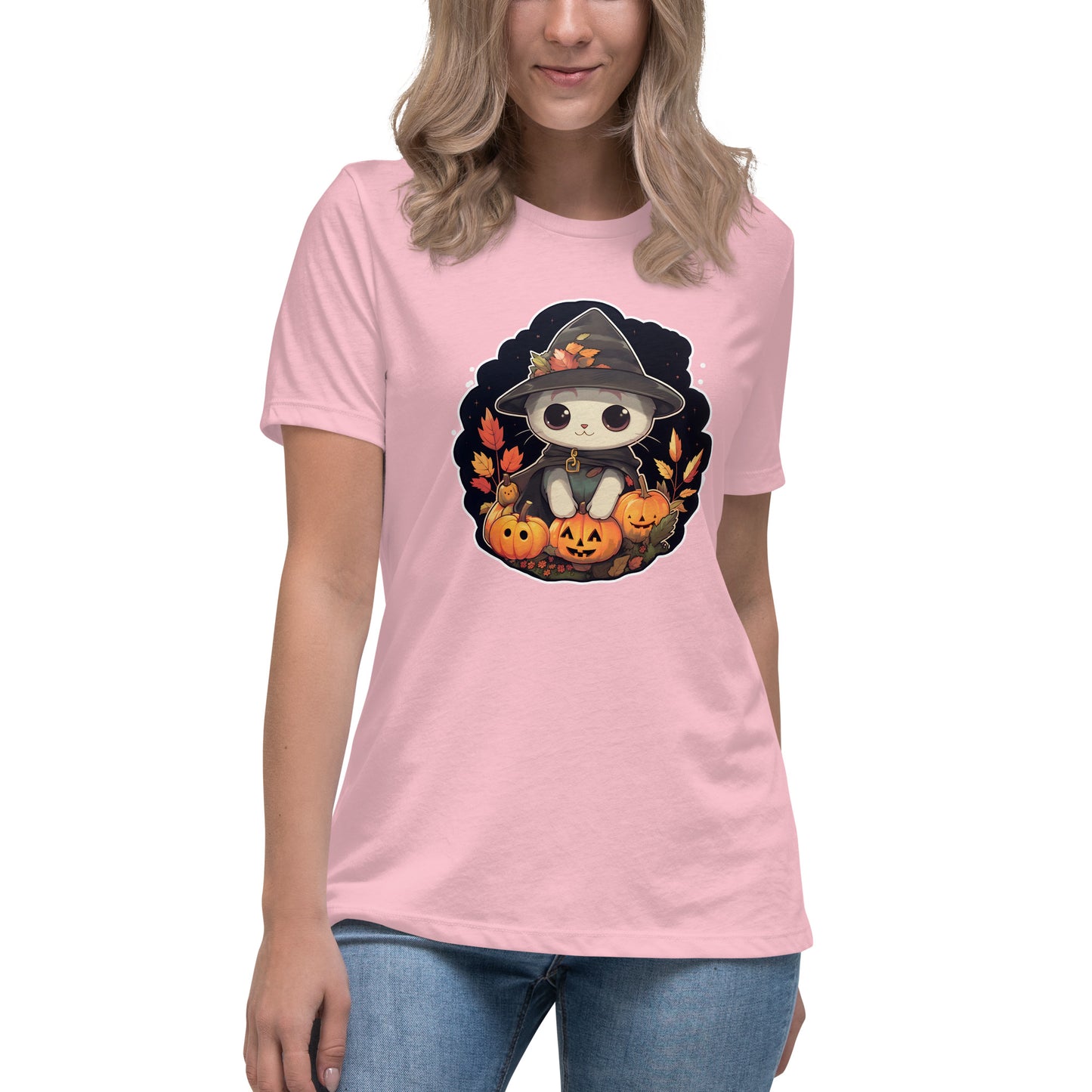 Halloween Kitten T-Shirt (Women's)